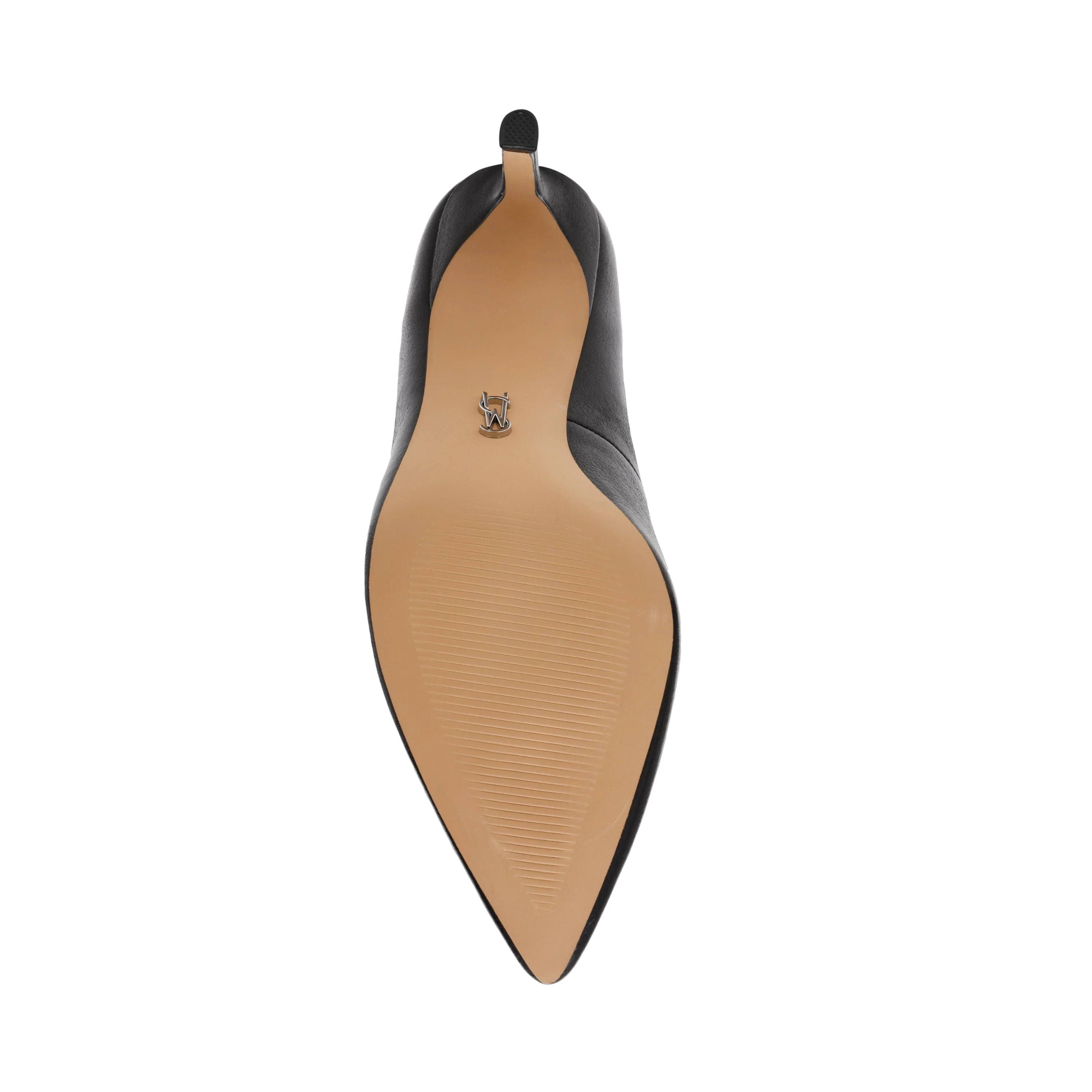 Secured Women's Black Leather Heels - Image 5