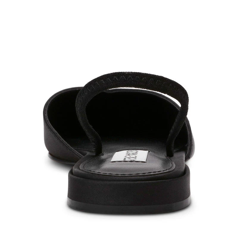 Sierra Ave Black Women's Flat Sandals - Image 4