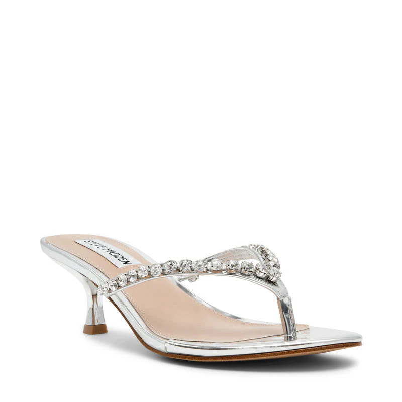 Slater Silver Women's Mid-Evening Sandals
