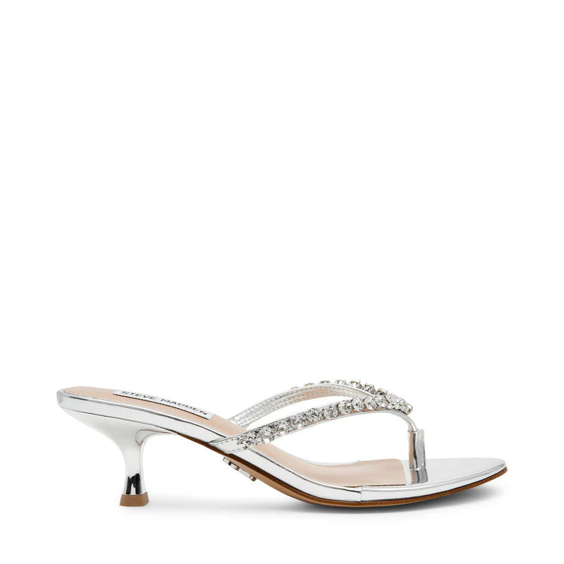 Slater Silver Women's Mid-Evening Sandals - Image 6