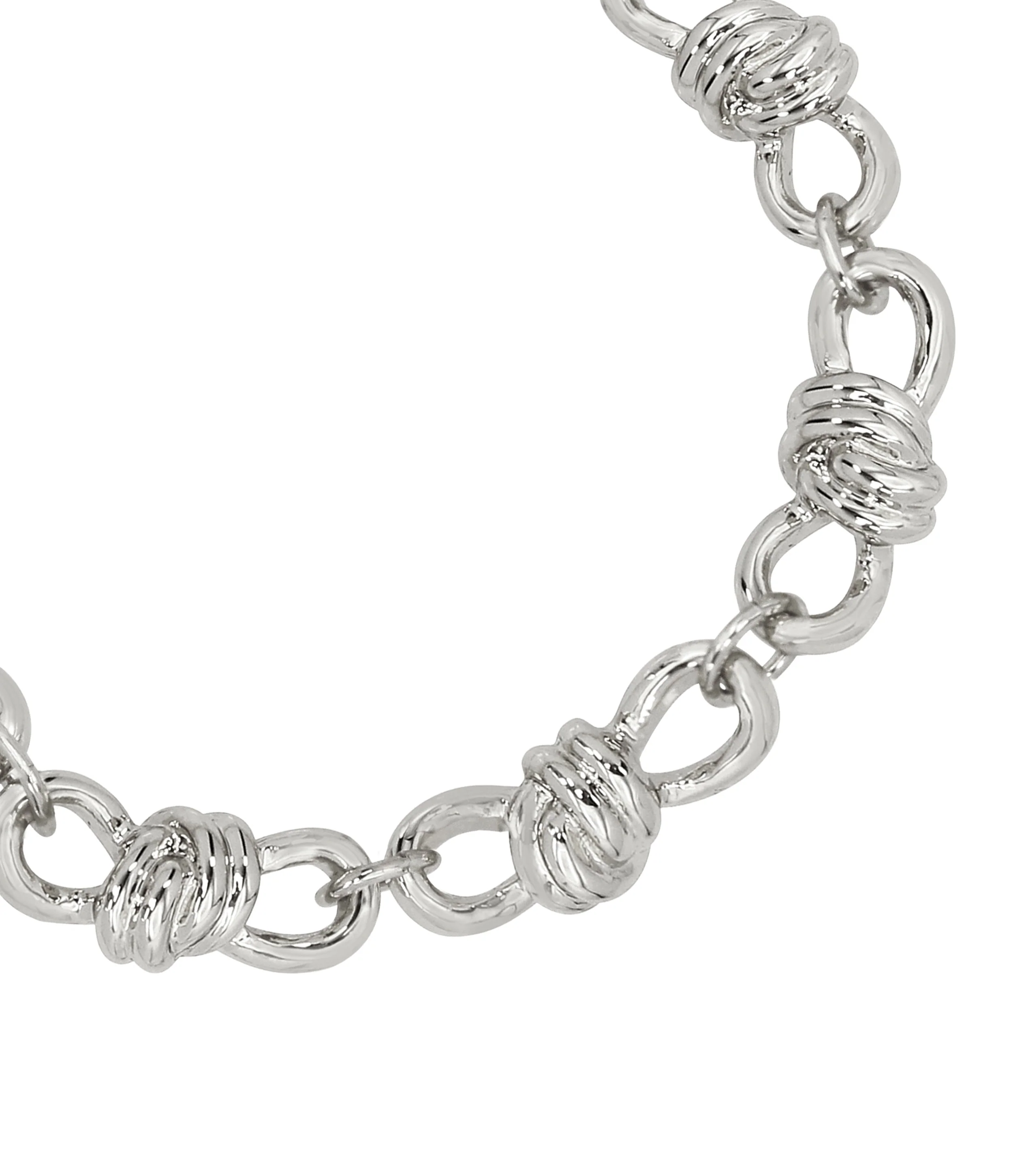 Knot Women's Silver Bracelet - Image 4