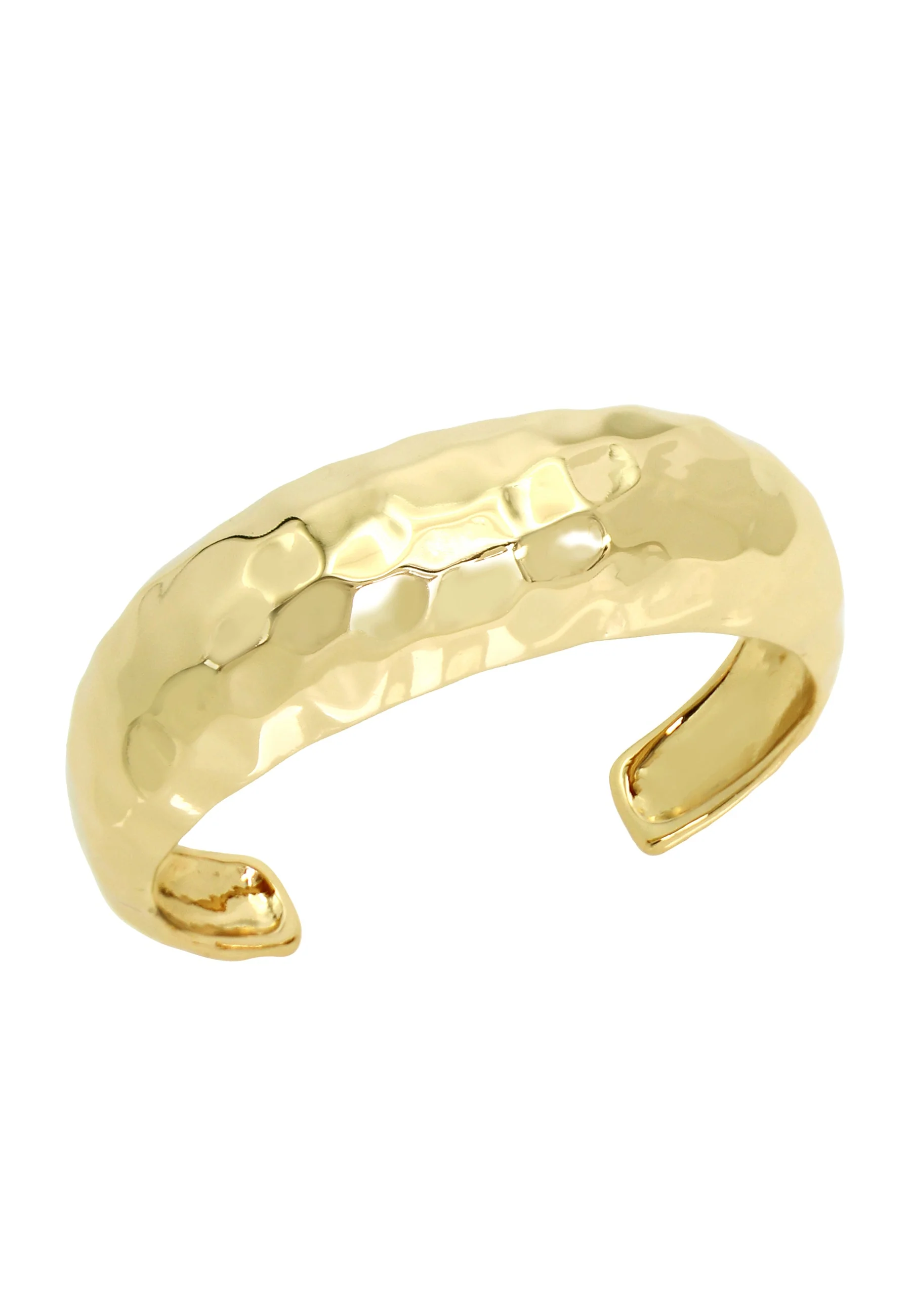 Disco Cuff Women's Gold Bracelet - Image 2