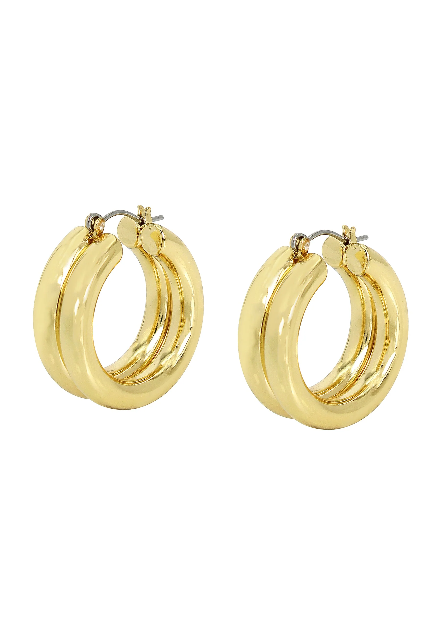Hoops Women's Gold Earrings - Image 2