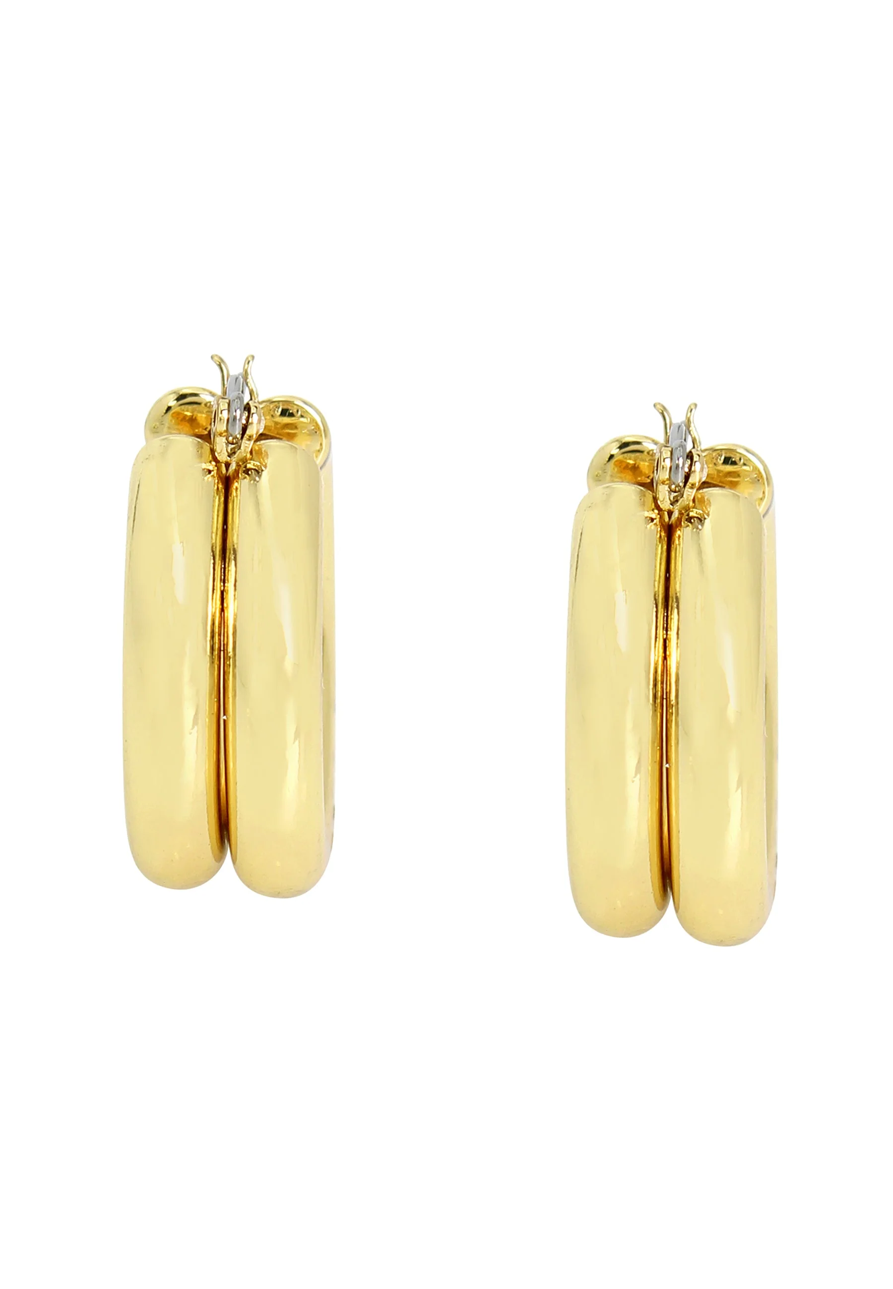 Hoops Women's Gold Earrings - Image 3