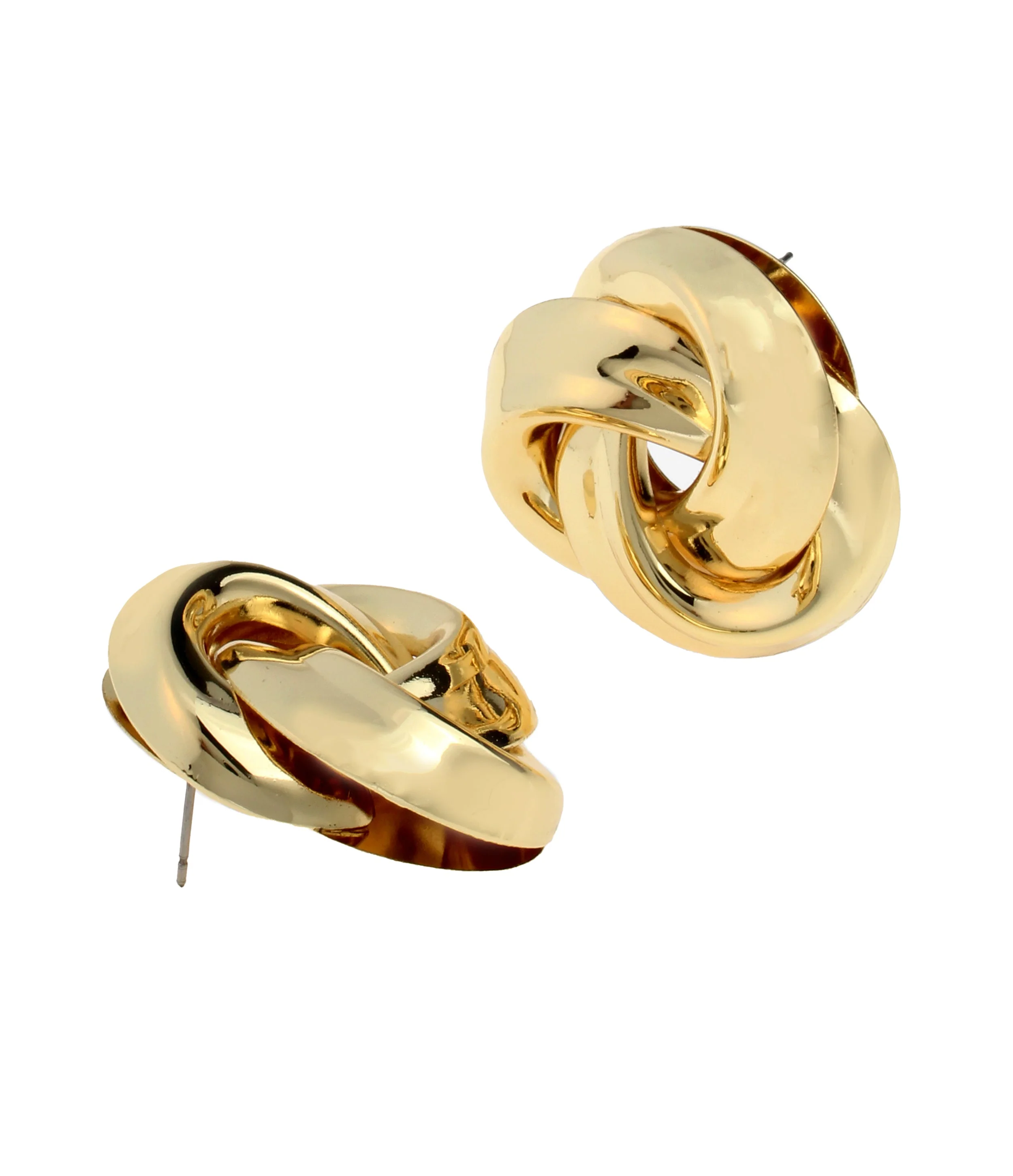 Knot Women's Gold Studs - Image 3