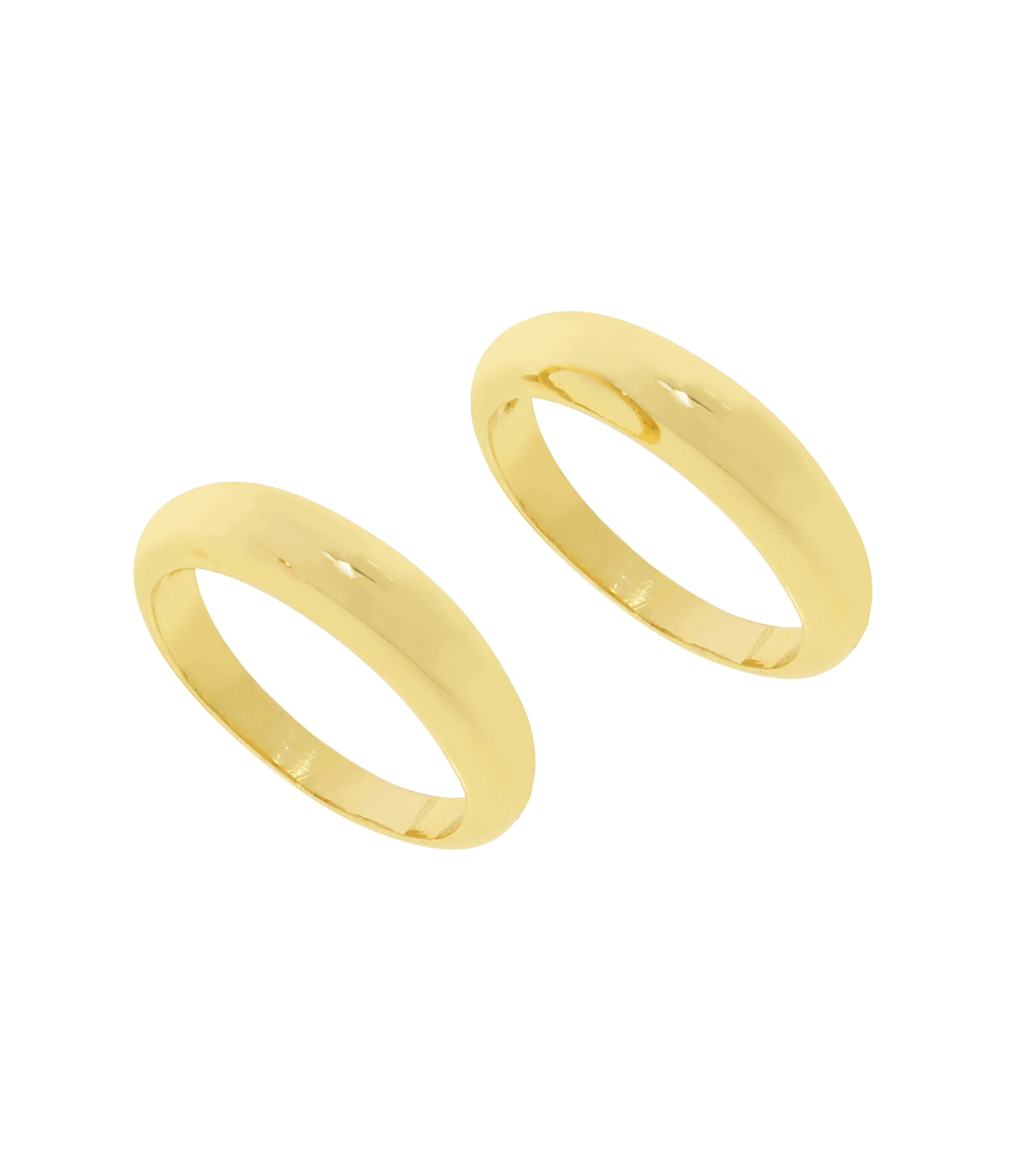 Oval Women's Gold Rings - Image 2