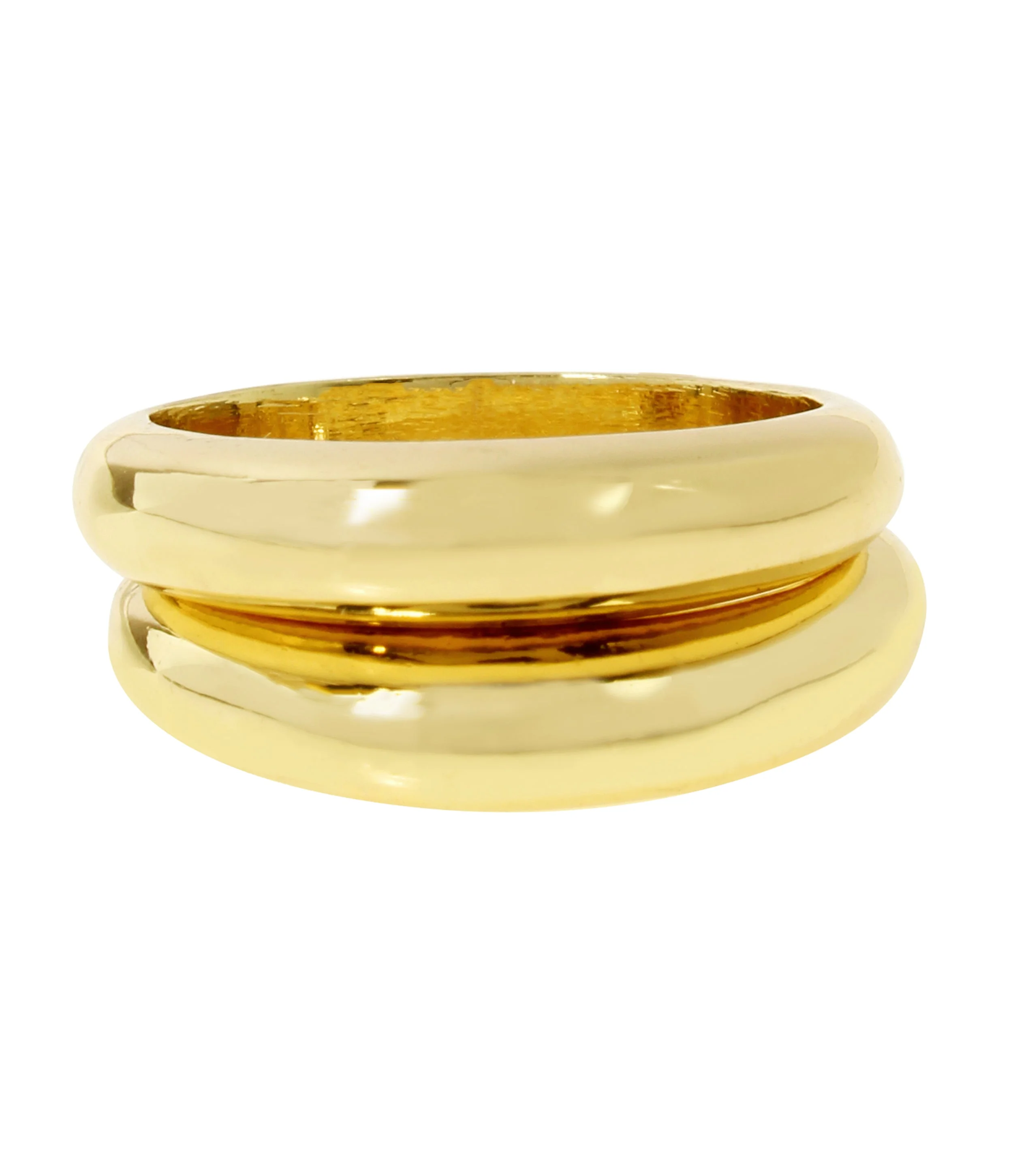 Oval Women's Gold Rings - Image 3