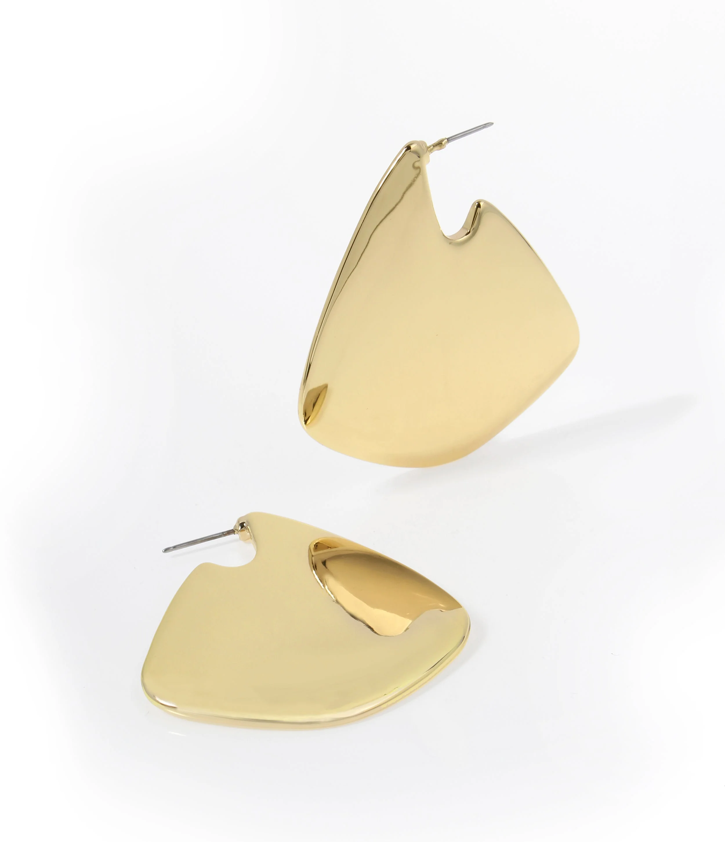 Hoop Women's Gold Earrings - Image 3