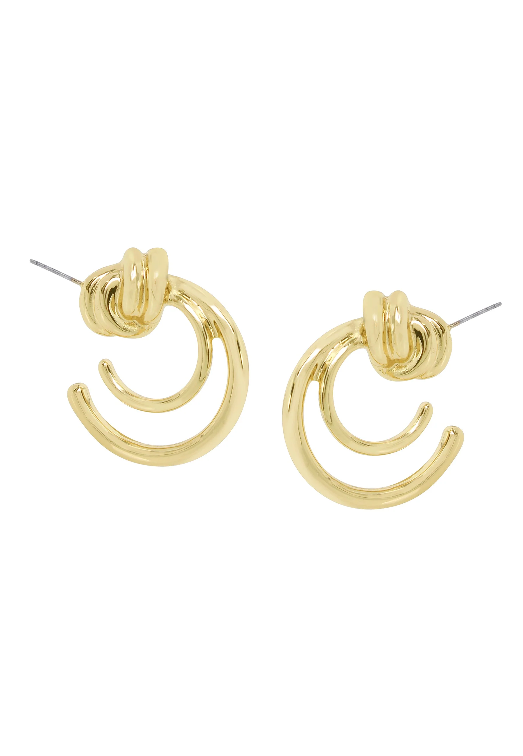 Knot Women's Gold Hoops - Image 3