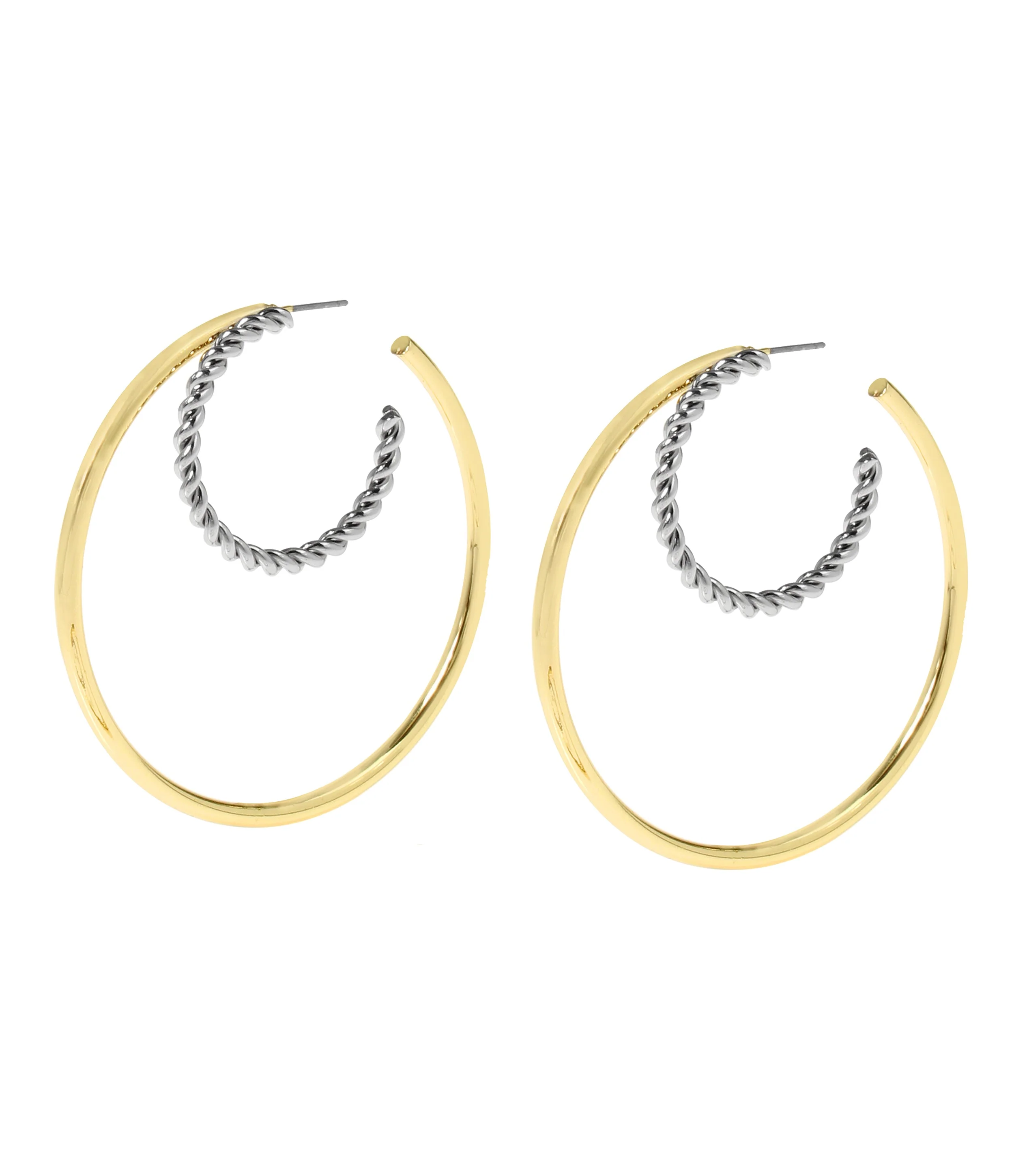 Eagel Hoops Women's Gold Earrings
