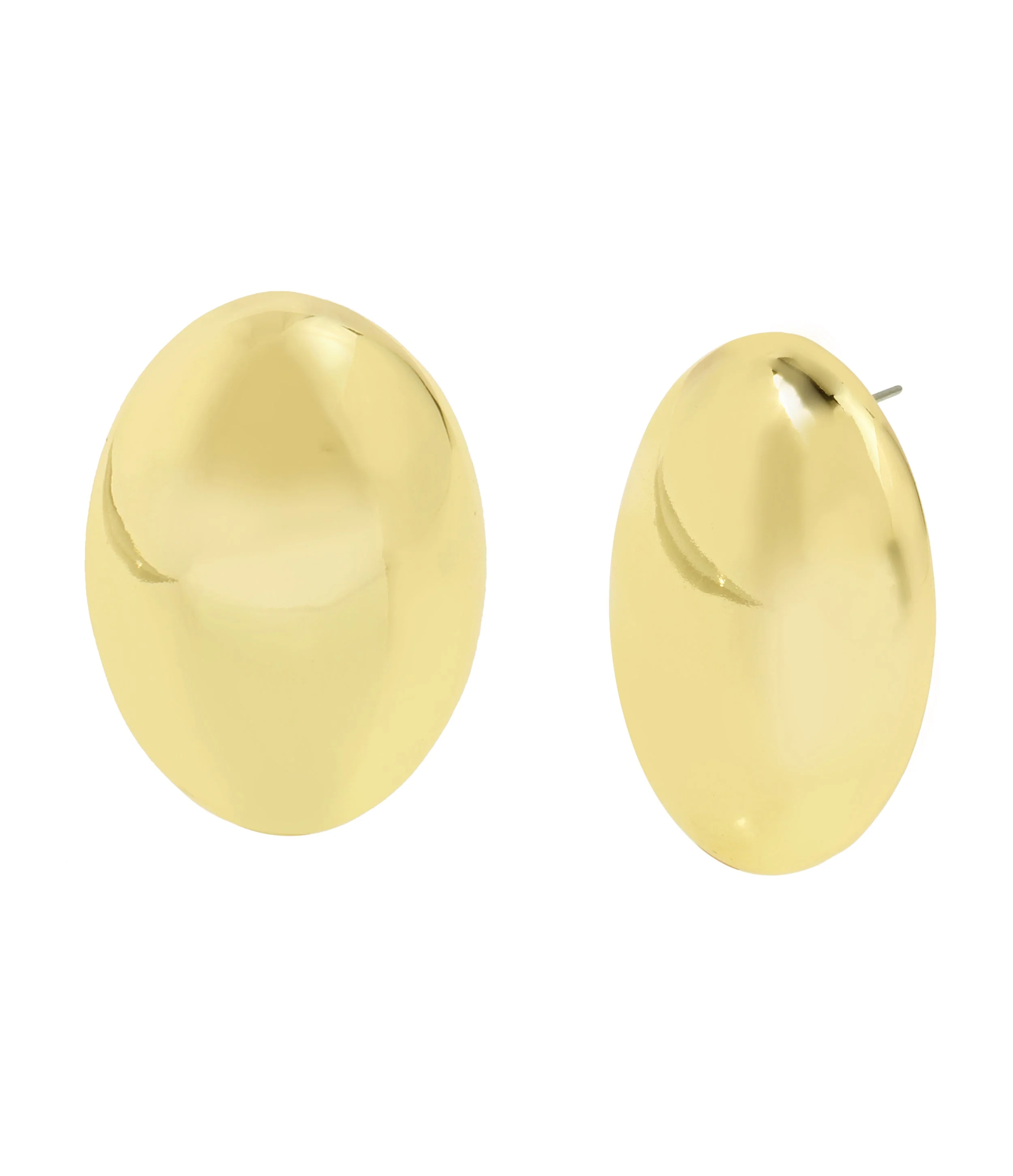 Oval Women's Gold Studs