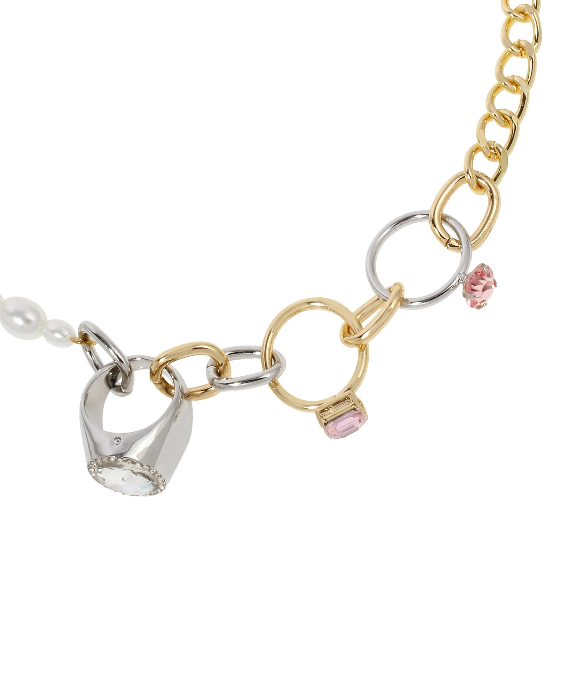 Pearl Collar Women's Gold Necklace - Image 2
