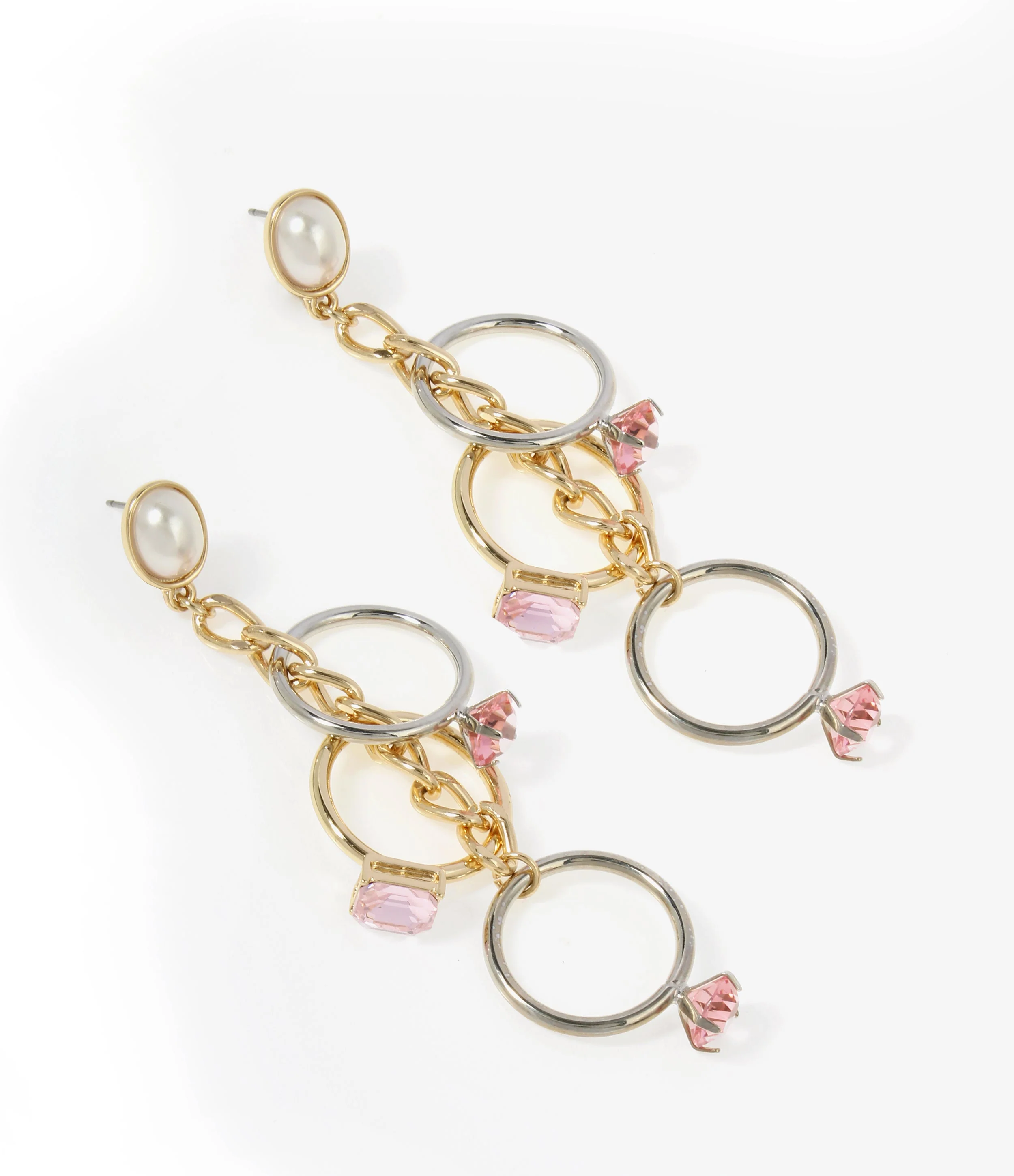 Pearl Ring Women's Ivory Earrings - Image 2