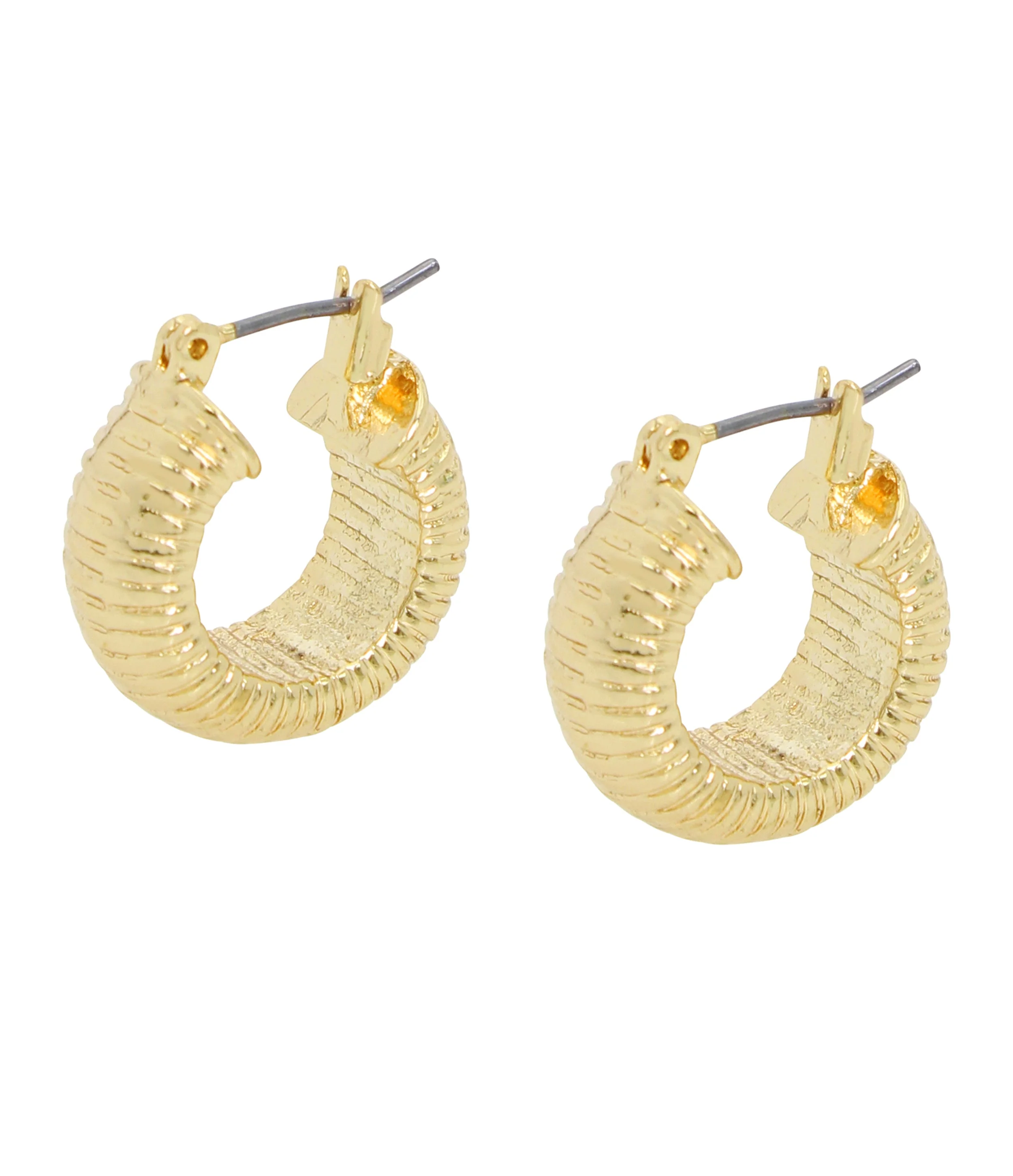 Rome Women's Gold Hoop Earrings