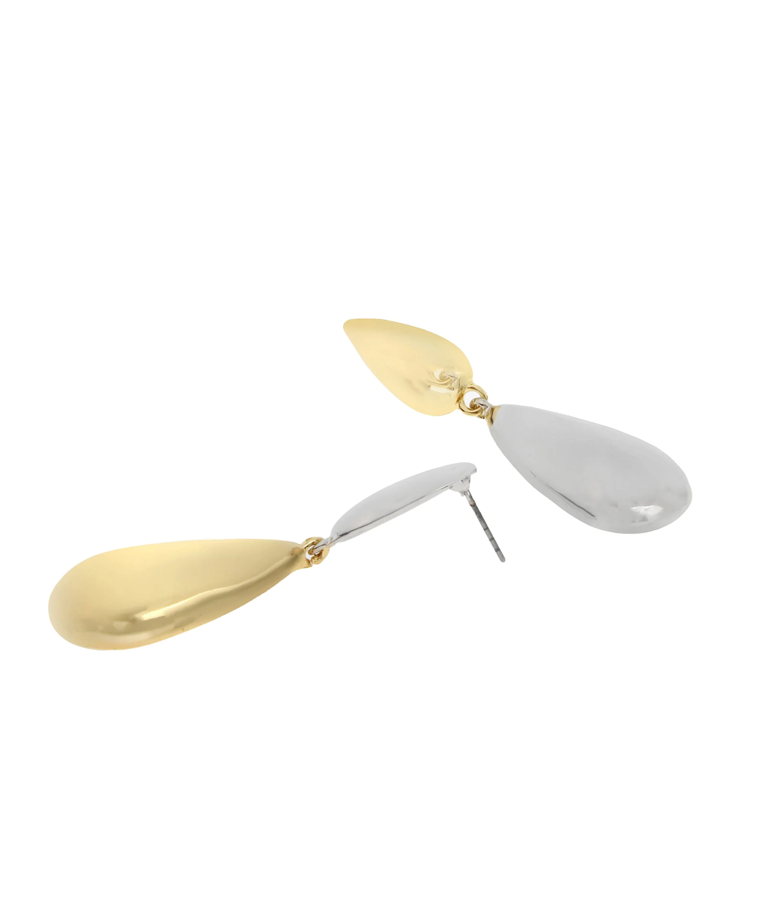 Tear Women's Gold Drop Earrings - Image 2