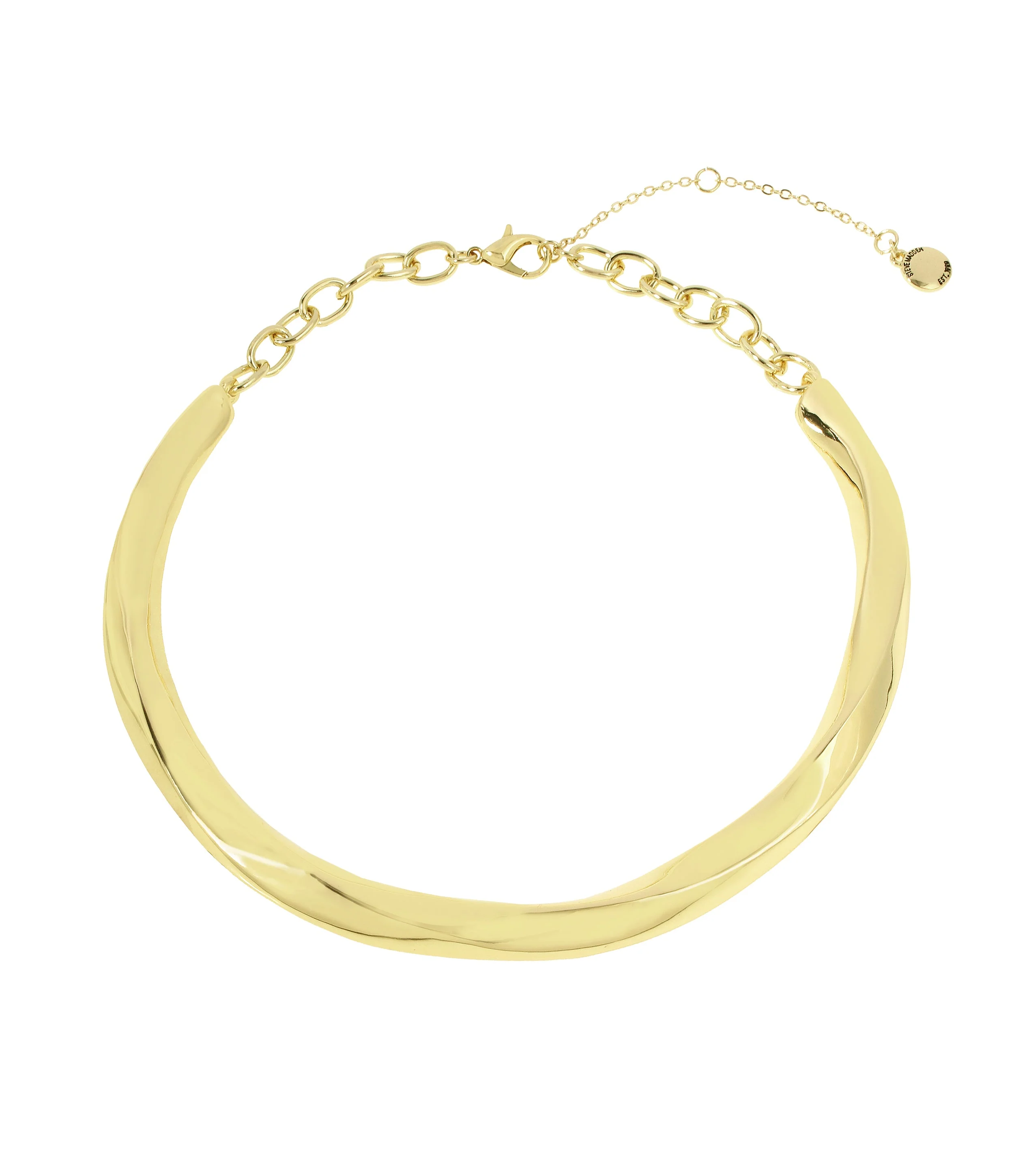Twisted Women's Gold Necklace