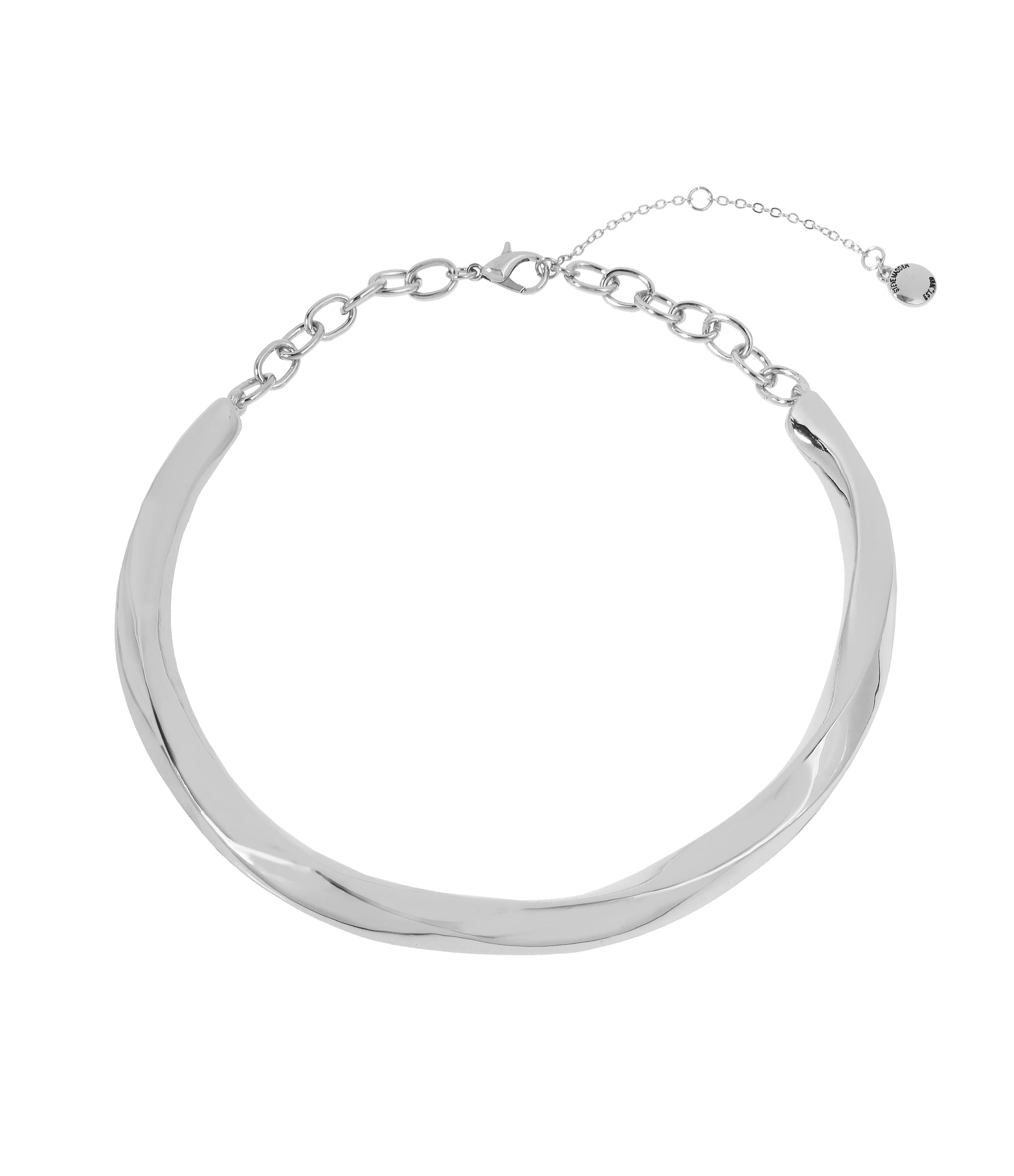 Twisted Women's Gunmetal Necklace