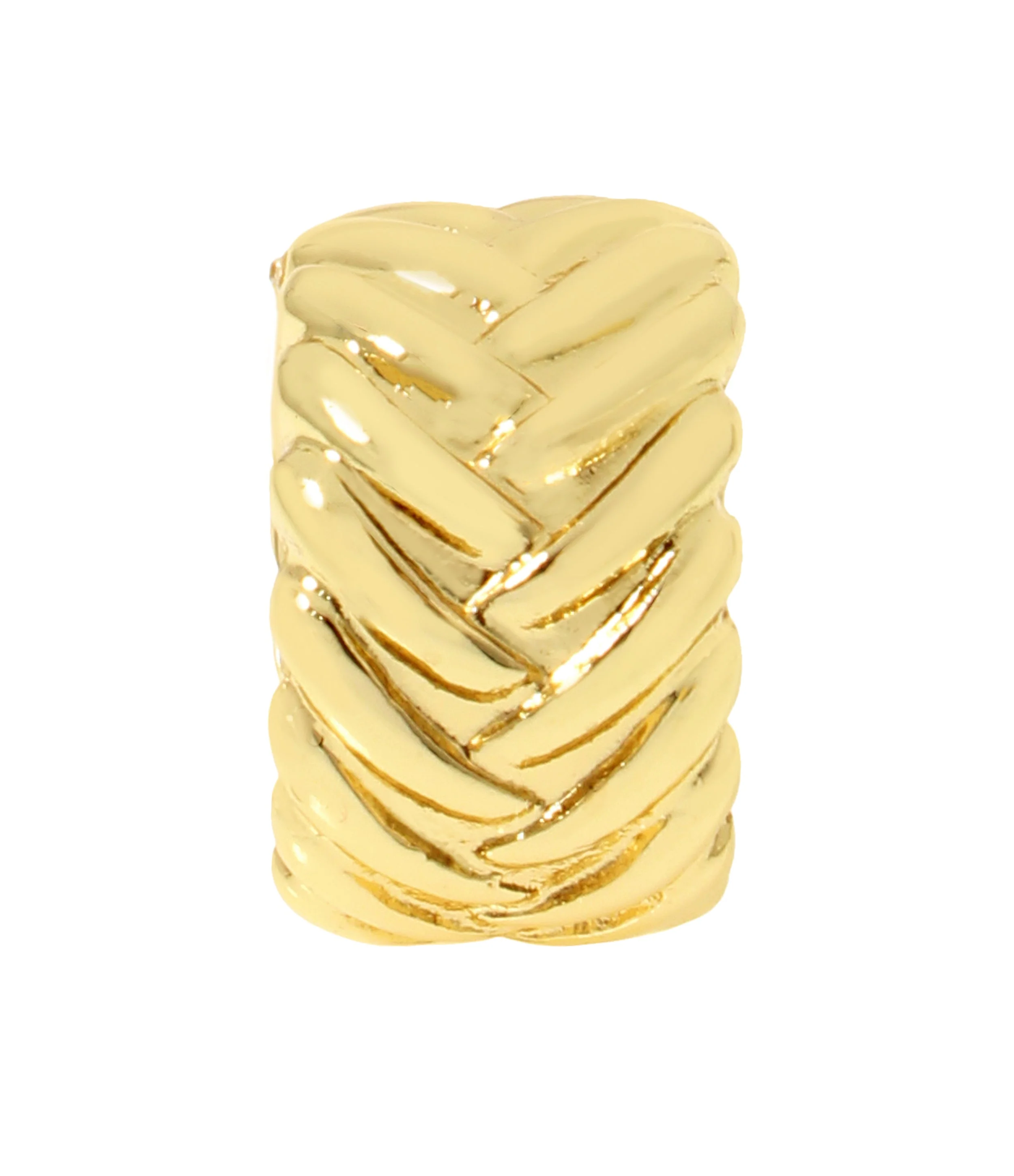 Woven Women's Gold Hand Cuff - Image 3