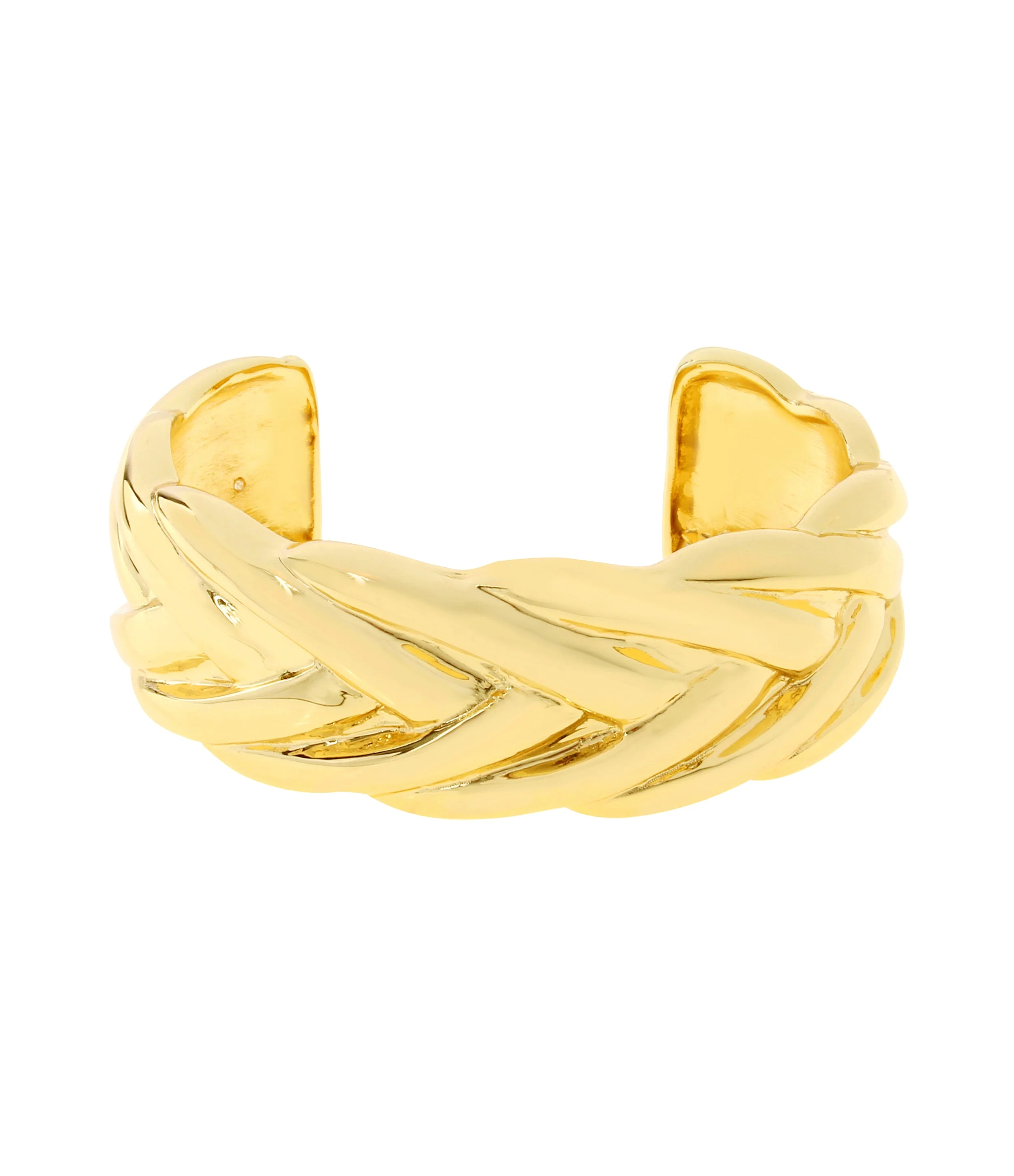 Woven Women's Gold Hand Cuff