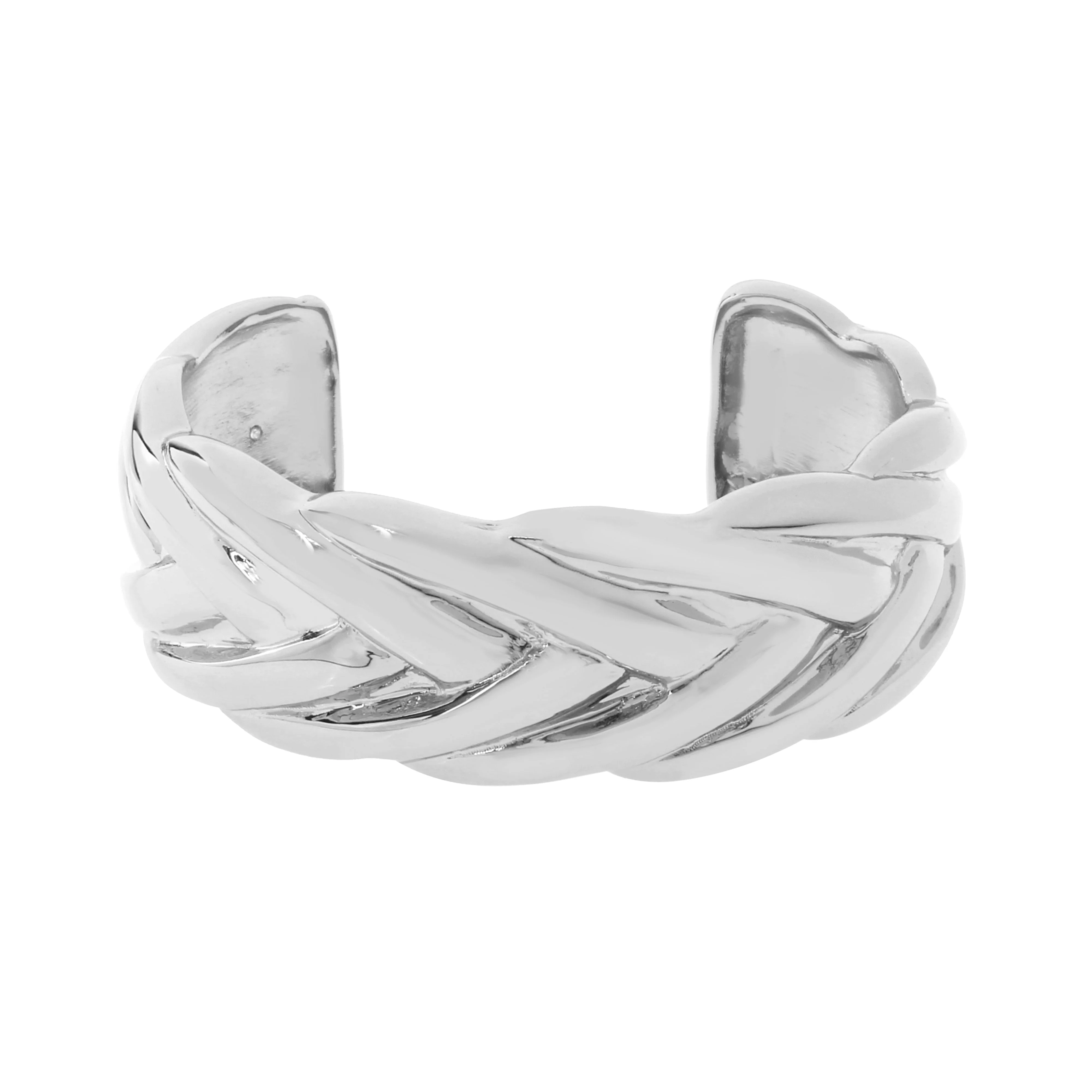 Woven Women's Gunmetal Hand Cuff