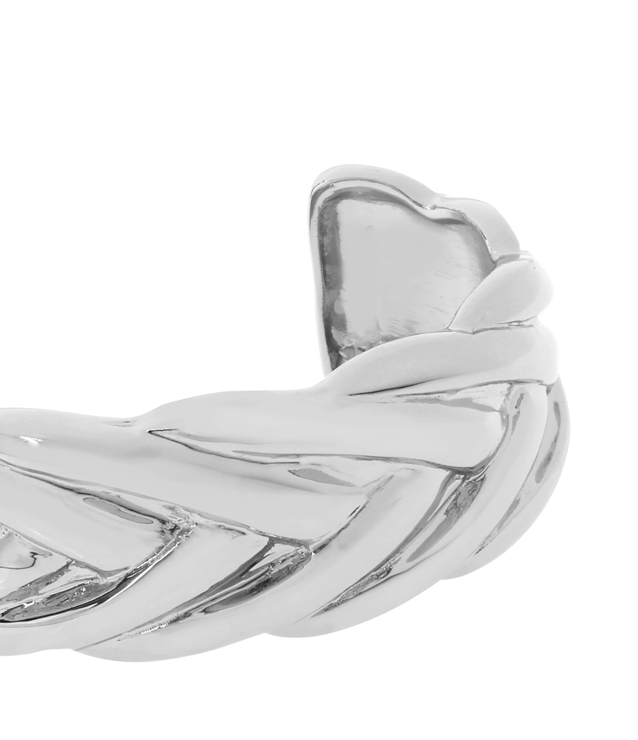 Woven Women's Gunmetal Hand Cuff - Image 2