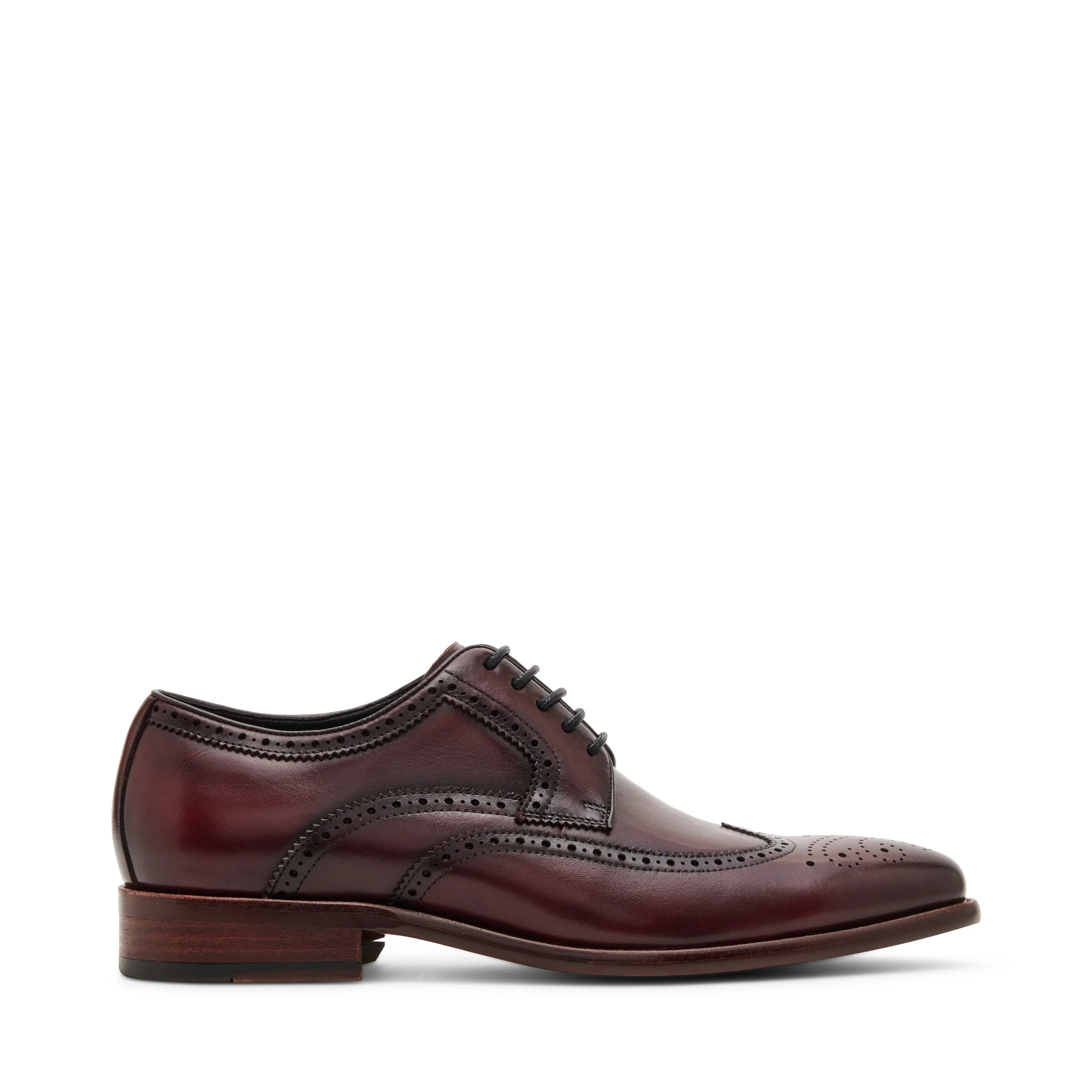 Sprocket-N Men's Burgundy Leather Formal Shoes - Image 3