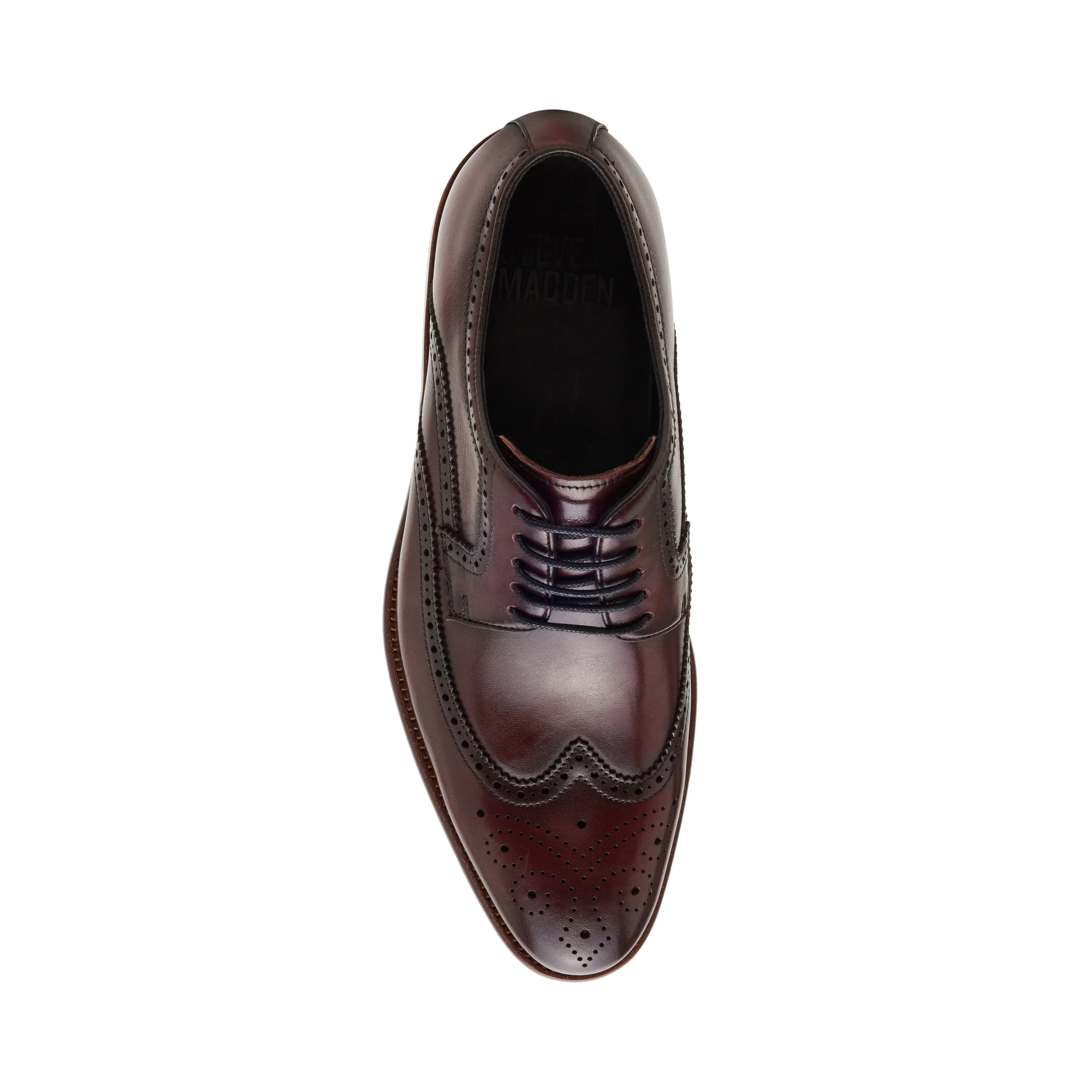 Sprocket-N Men's Burgundy Leather Formal Shoes - Image 7