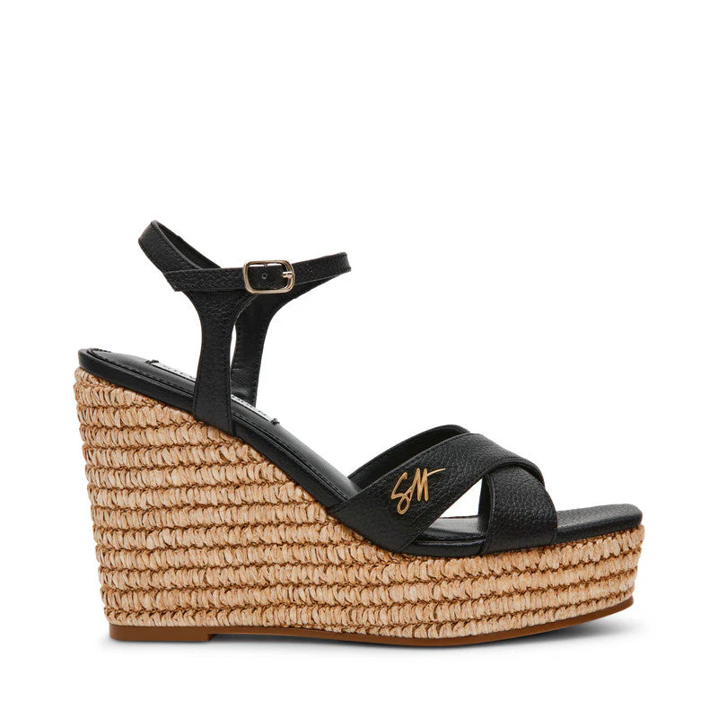 Cylo Black Women's Sandals - Image 2