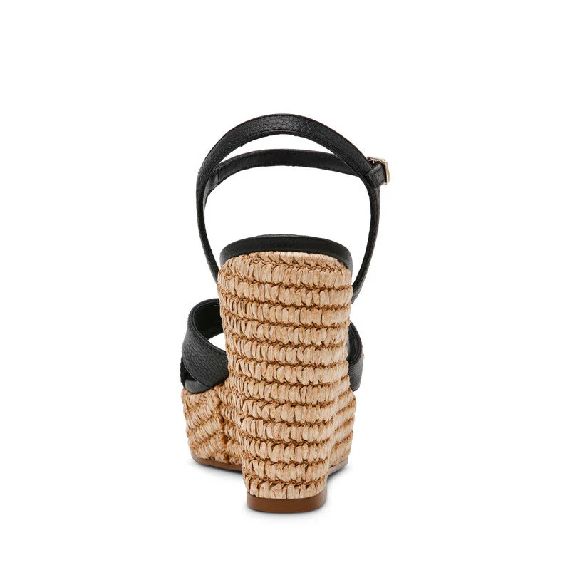 Cylo Black Women's Sandals - Image 3