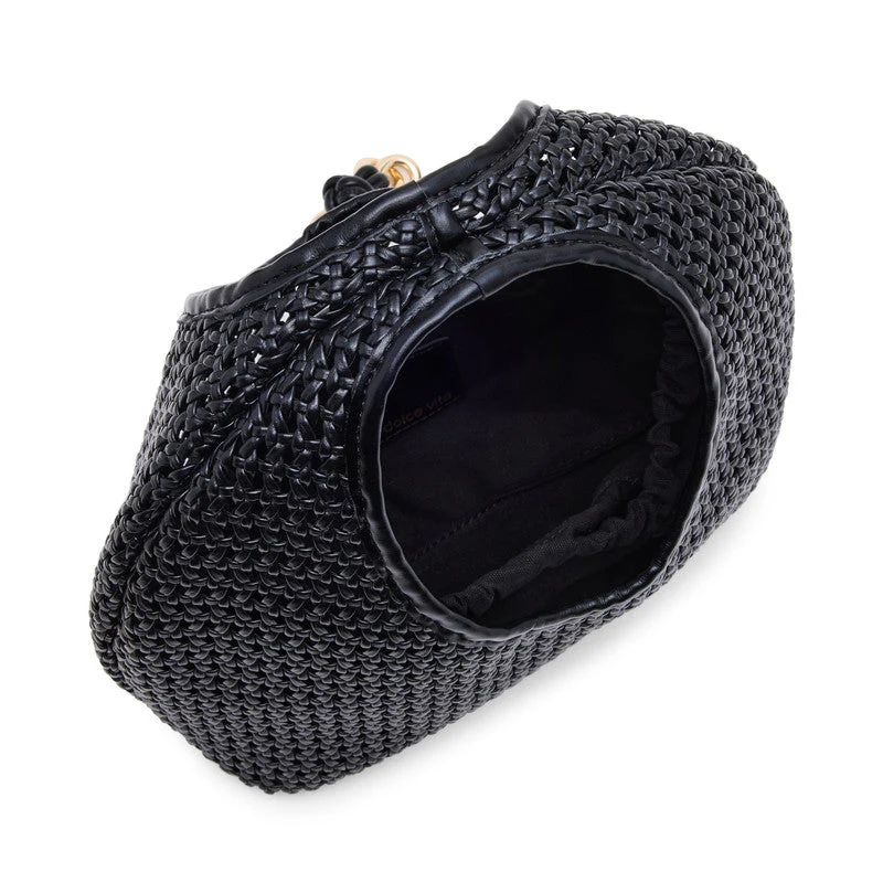 Dahlia-W Black Women's Hobo Bag - Image 5