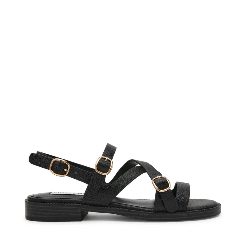 Isela Black Women's Sandals - Image 2