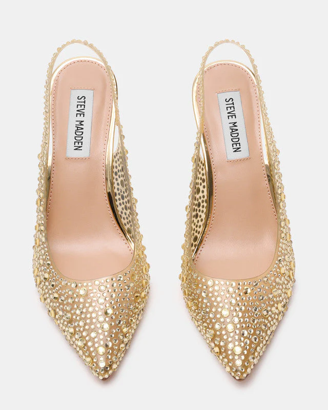 Jeweler Women's Gold Heels - Image 4