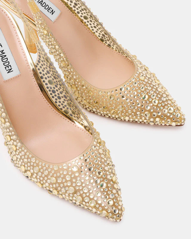 Jeweler Women's Gold Heels - Image 5