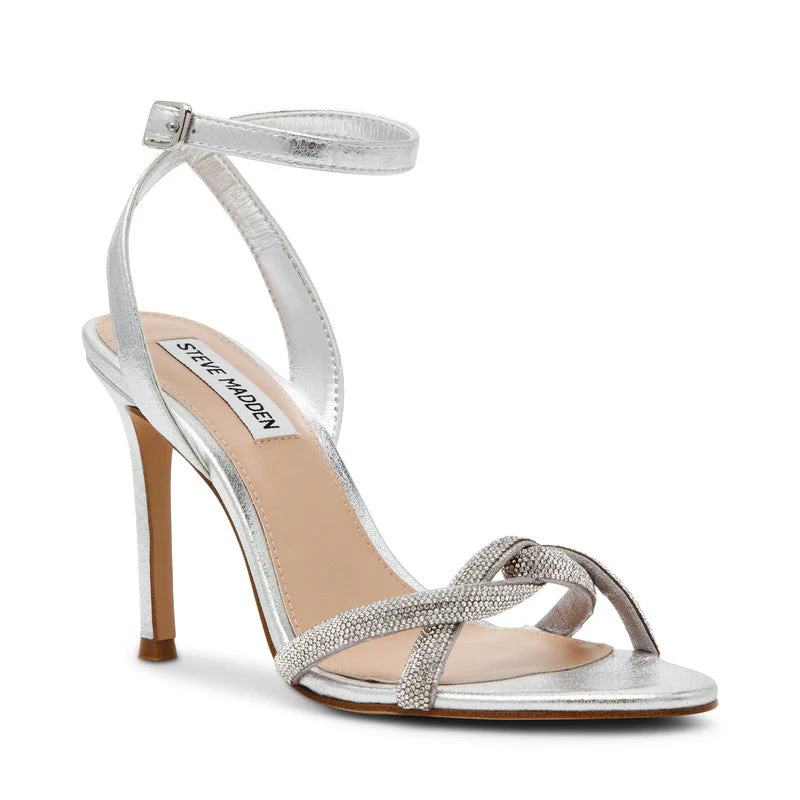 Jewells Silver Women's Heels