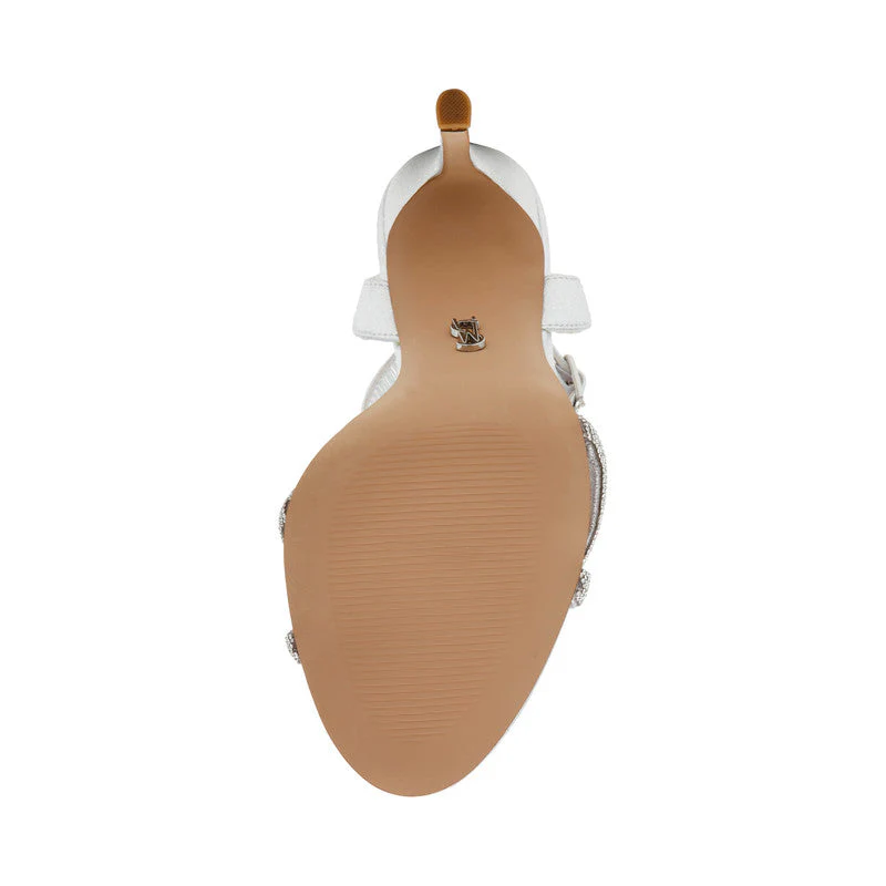 Jewells Silver Women's Heels - Image 6