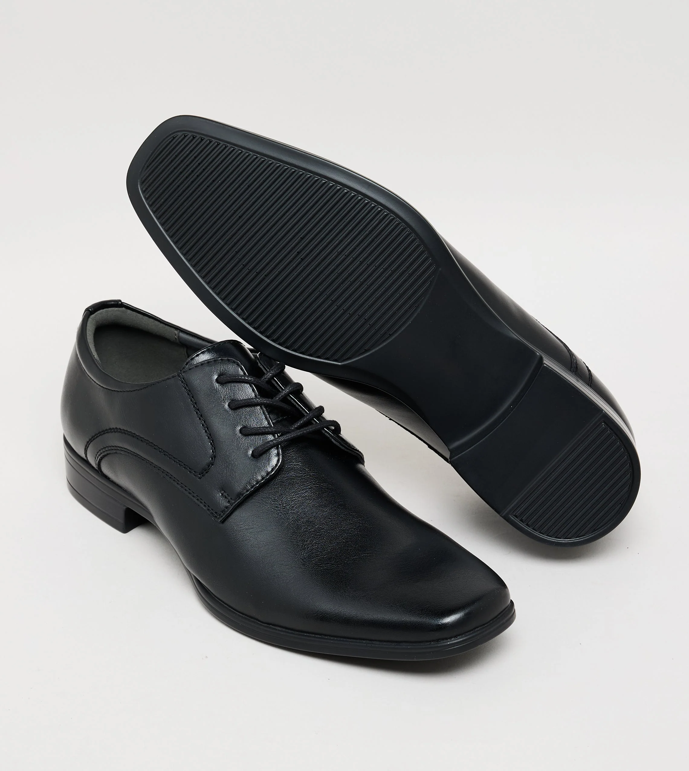 M-Clevrr Men's Black Formal Shoes - Image 4