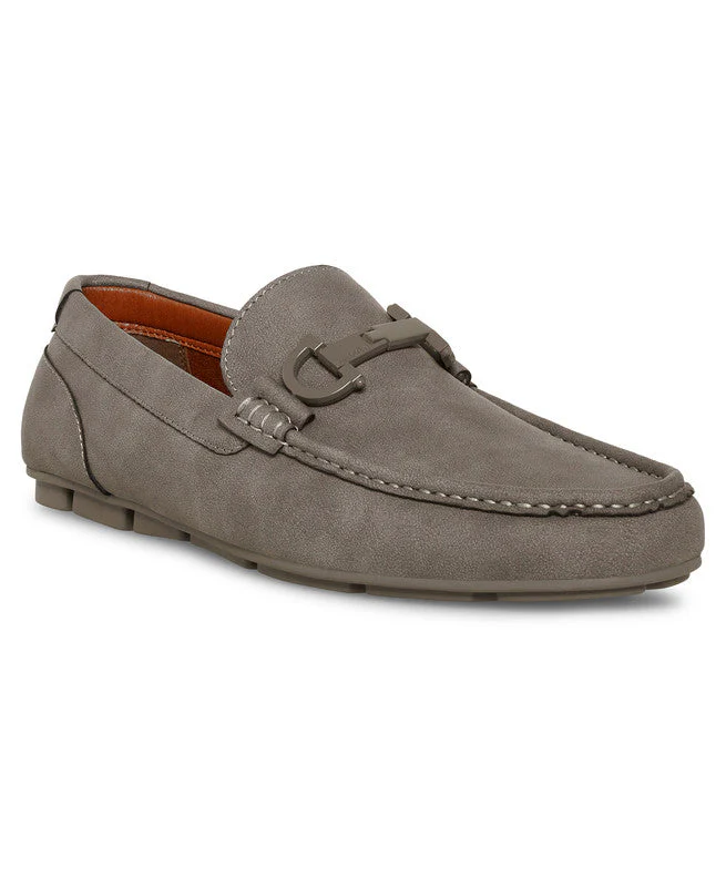 M-Snappz Men's Grey Loafers & Mocassins