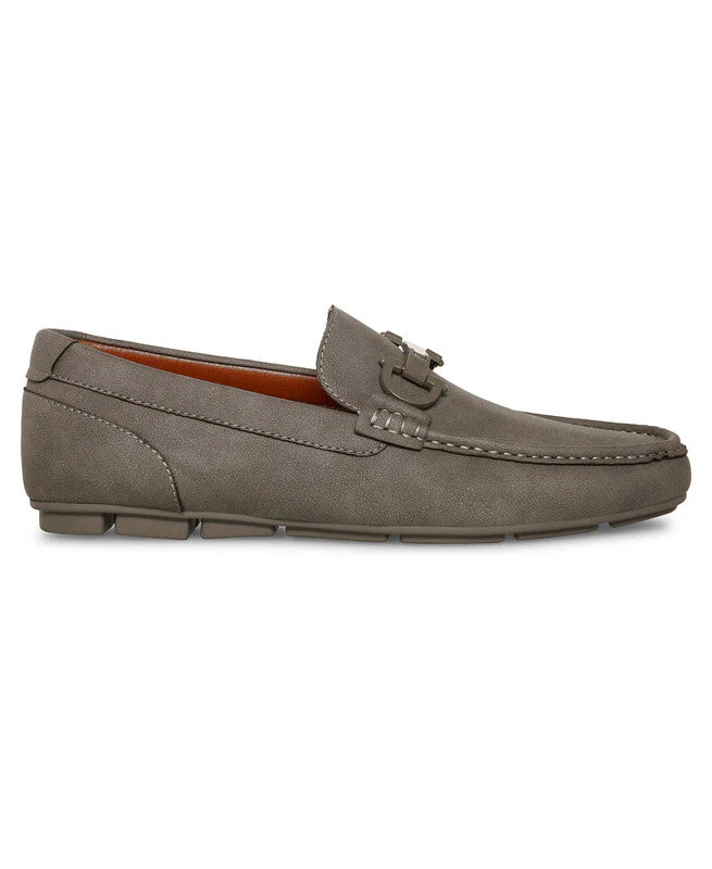 M-Snappz Men's Grey Loafers & Mocassins - Image 2