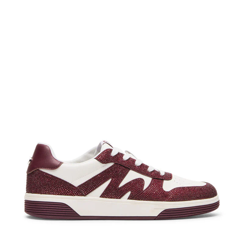 Madmunny Men's Burgandy Sneakers - Image 2