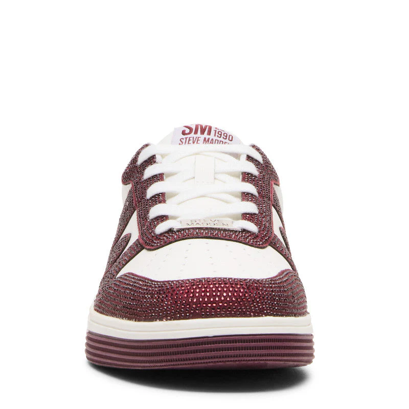 Madmunny Men's Burgandy Sneakers - Image 5