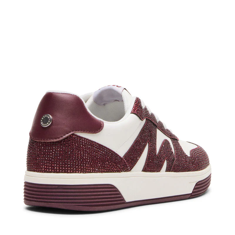 Madmunny Men's Burgandy Sneakers - Image 6