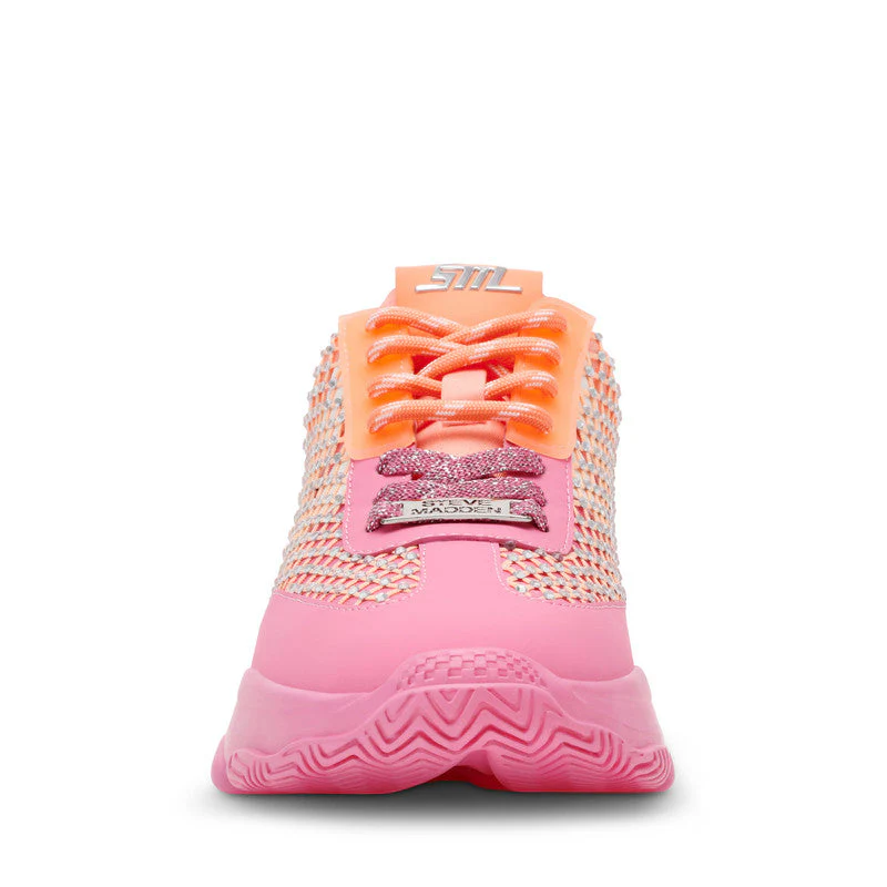 Miravella Orange Women's Sneakers - Image 3