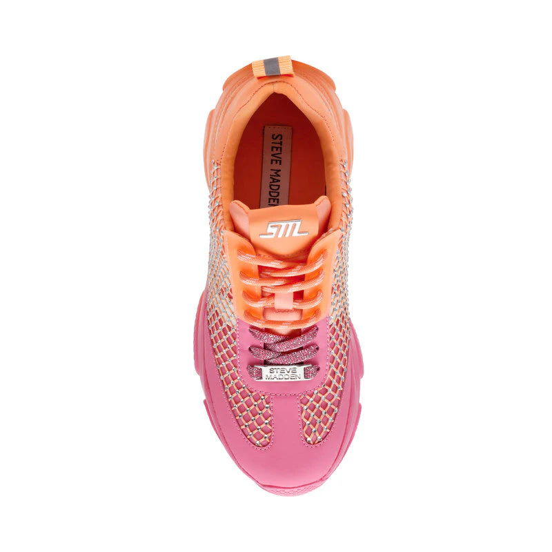 Miravella Orange Women's Sneakers - Image 4
