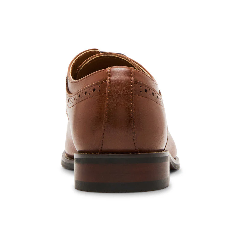 Mplattio Men's Brown Formal Shoes - Image 3