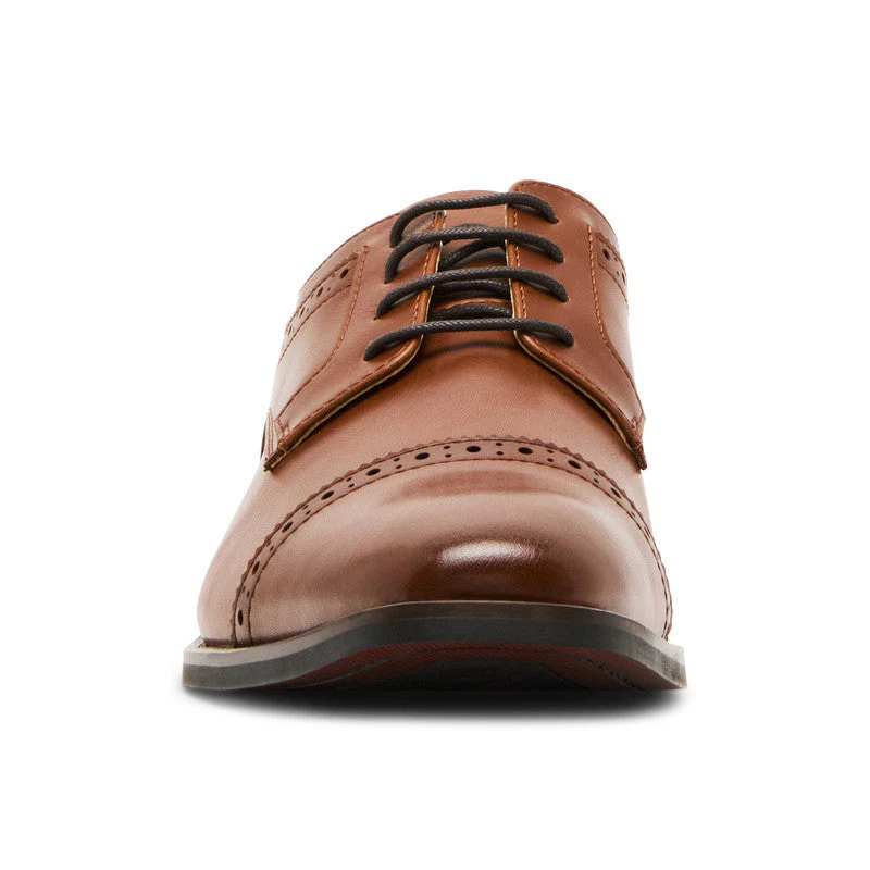 Mplattio Men's Brown Formal Shoes - Image 5