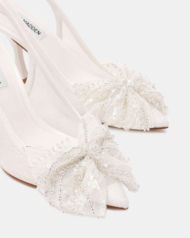 Night-Fall Cream Women's Heels - Image 4