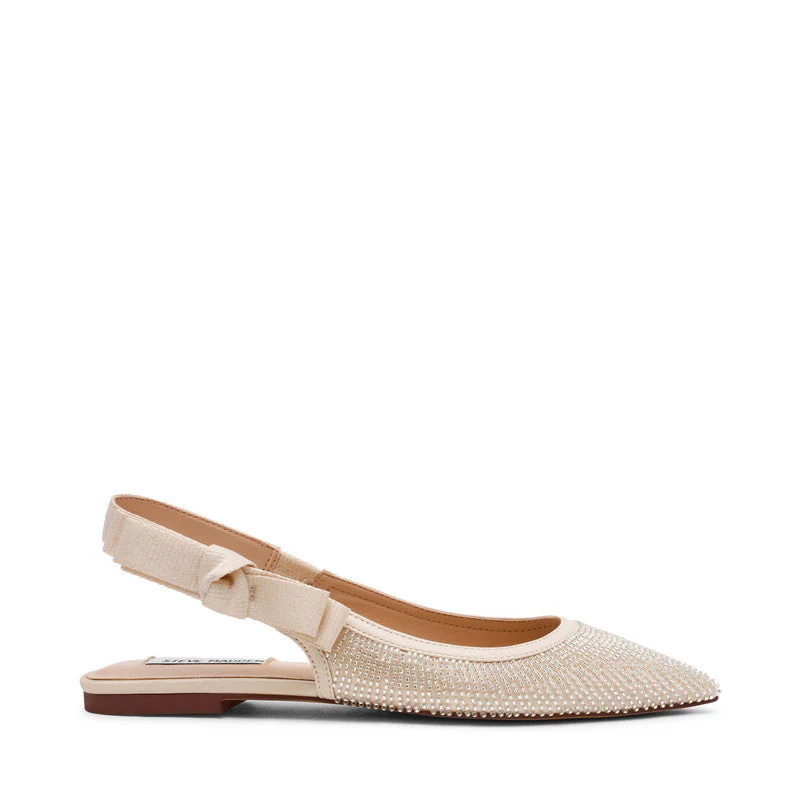 Olyvia-B Women's Cream Flat Sandals - Image 2