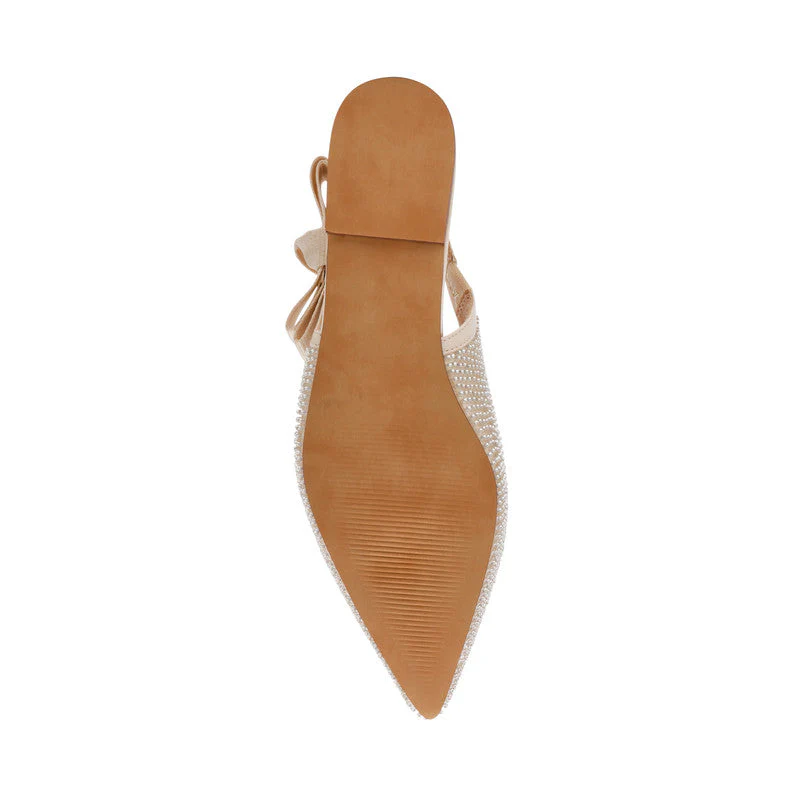 Olyvia-B Women's Cream Flat Sandals - Image 3
