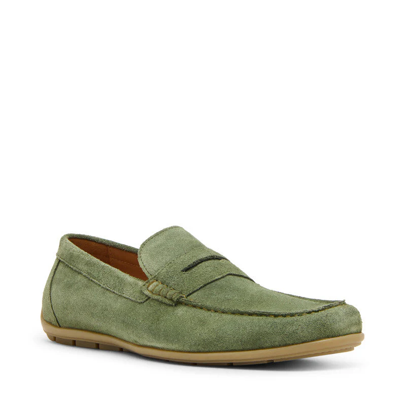 Piercce Men's Green Slip-Ons