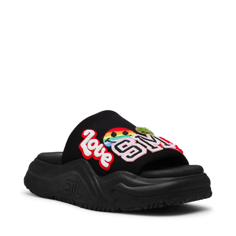 Spanky-P Black Women's Sandals